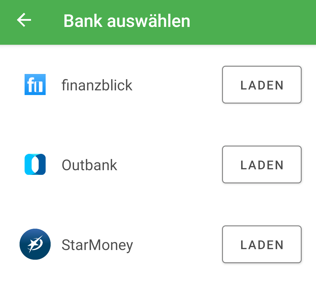 Docutains Auswahl an Multibanking-Apps