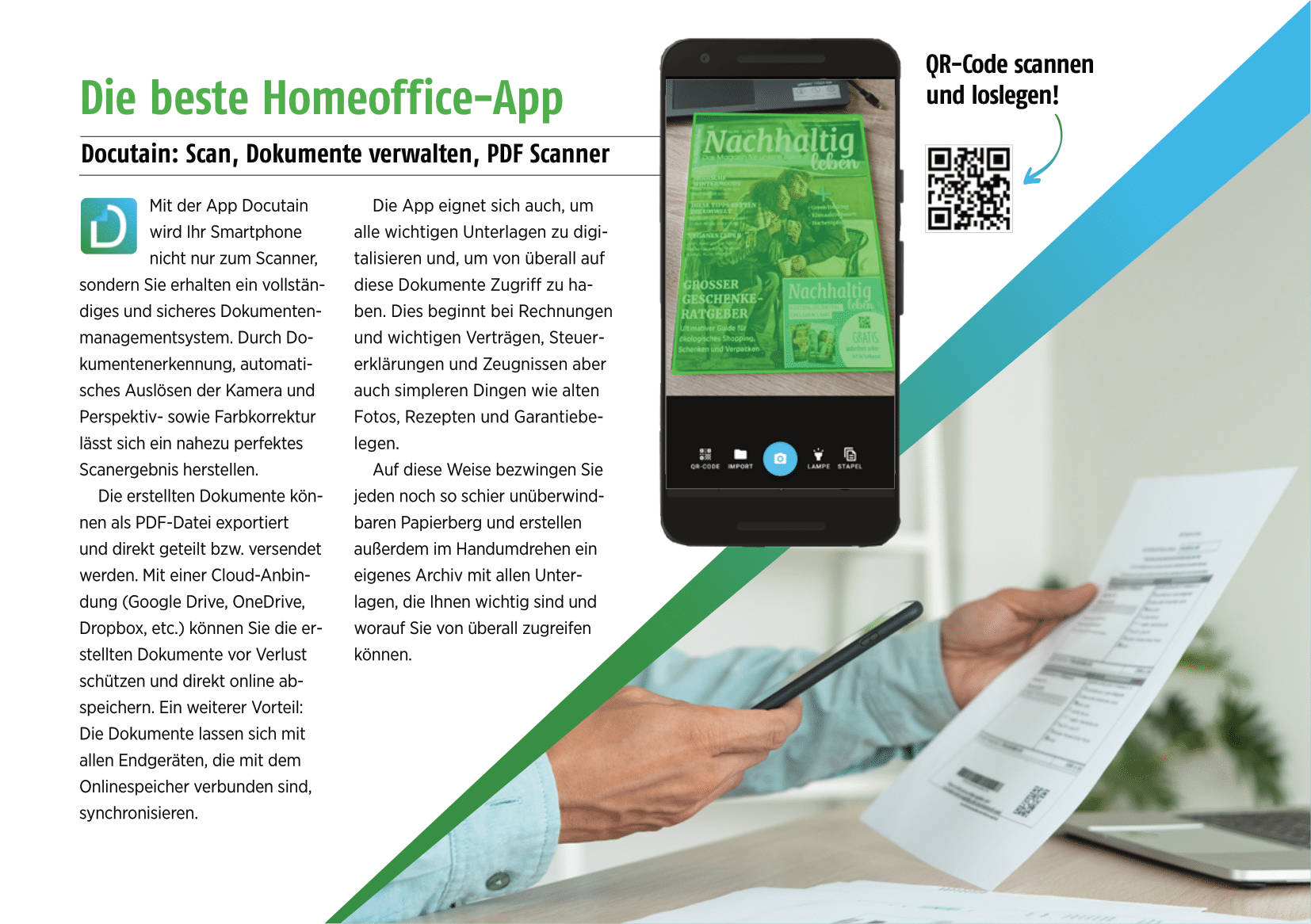 Docutain ist beste Homeoffice App 2021
