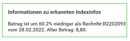 Wiederkehrende Dokumente und Aenderungen werden erkannt